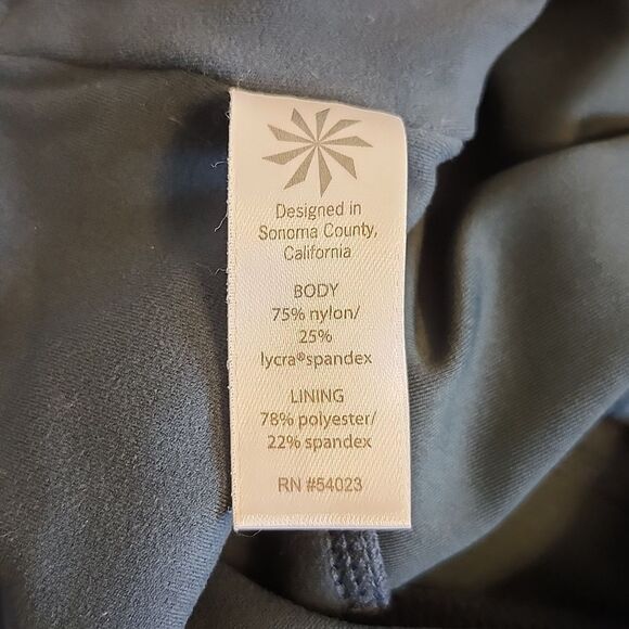 Athleta Cobra Tight cutout deep turquoise green leggings, size XS - Picture 7 of 9